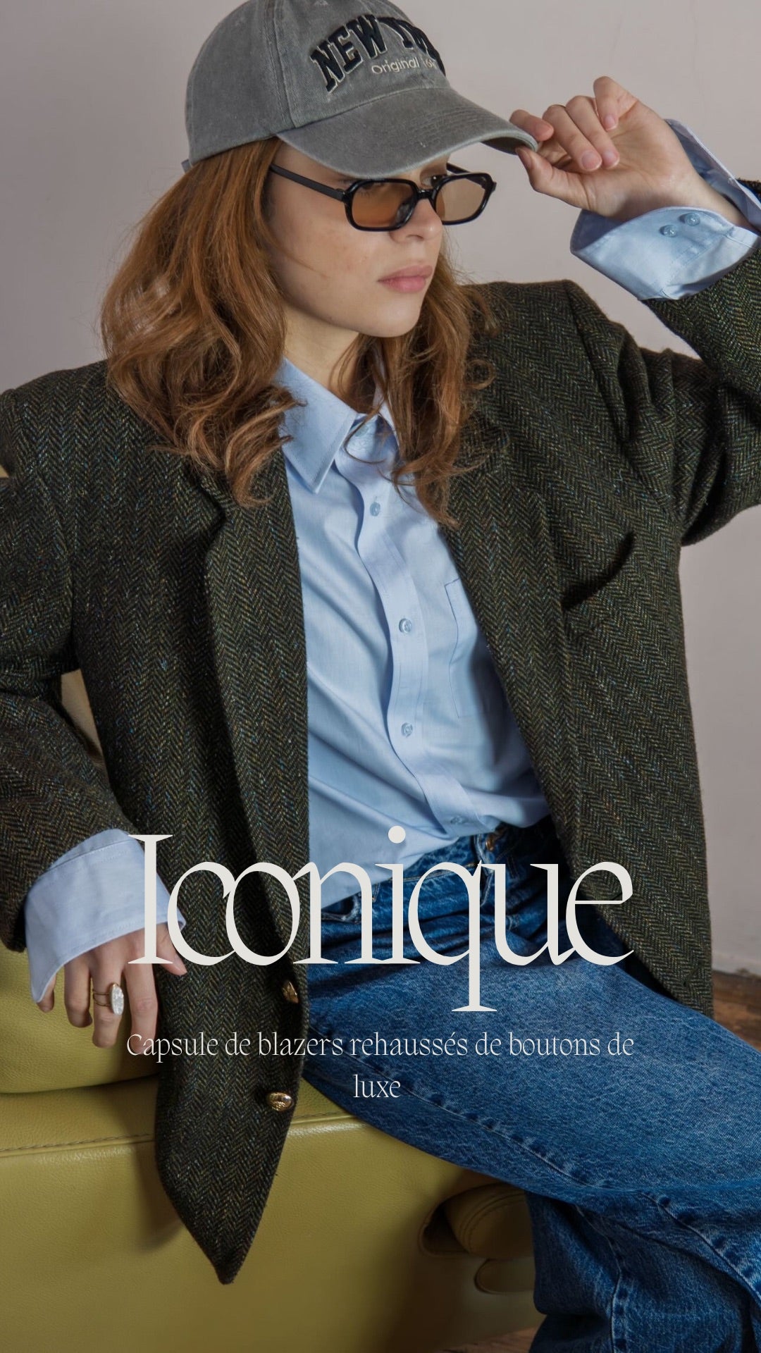 ICONIQUE — BLAZERS REHAUSSES BOUTON DE LUXE