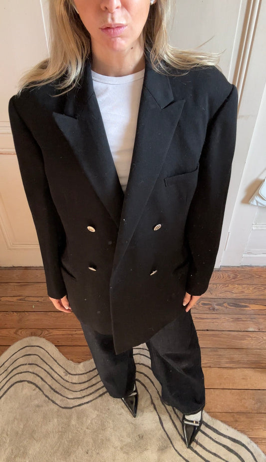 Blazer Upcyclé – Chanel Edition (4 Boutons) | Pièce Unique