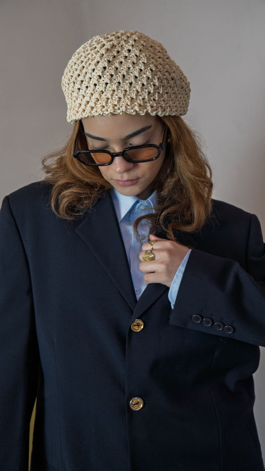 Blazer Upcyclé – Céline Sport Edition (Pièce Unique) taille 38/40/42